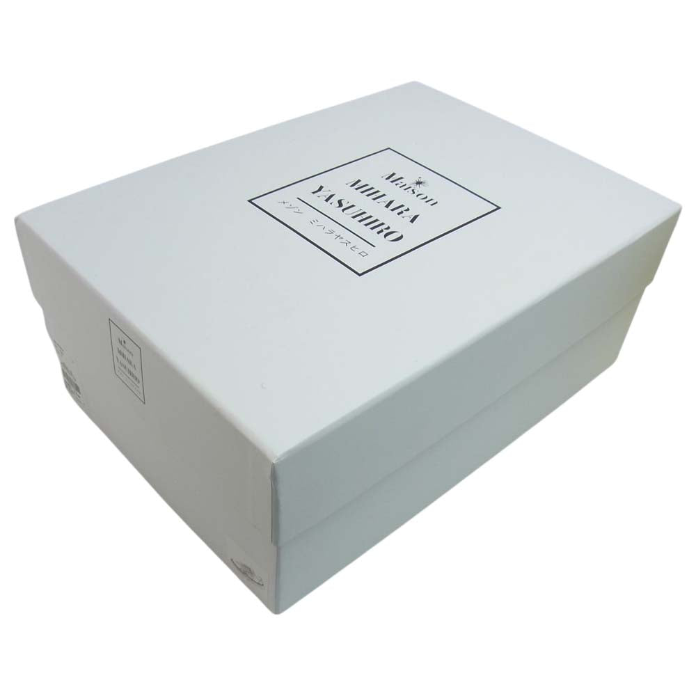 メゾンミハラヤスヒロ A01FW702 original sole canvas lowcut sneaker オリジナルソール キャンバス ロー スニーカー ブラック系 ホワイト系 42【新古品】【未使用】【中古】