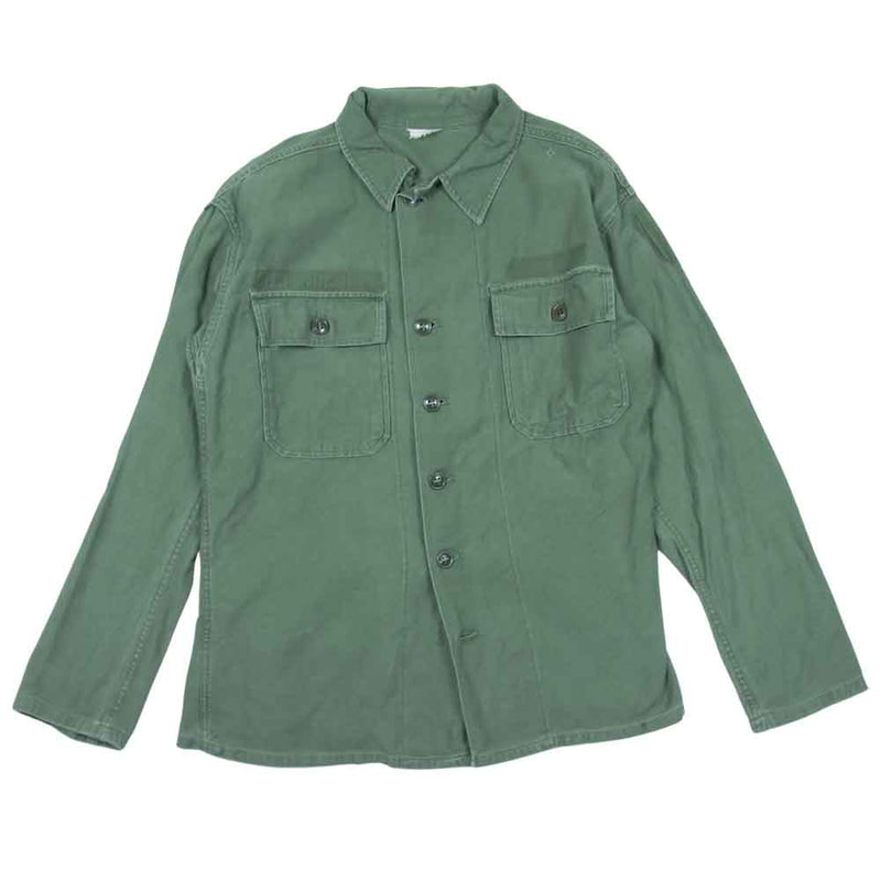 60s us army olive green 107 shirt