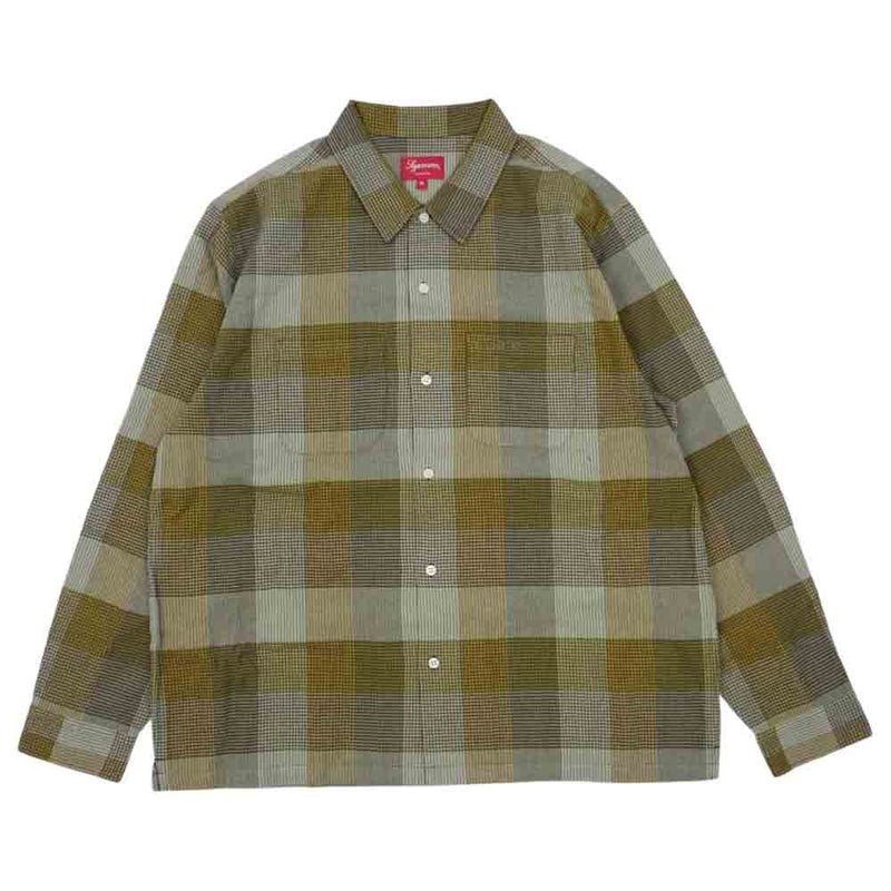 【最安値】Supreme Plaid Flannel Shirt