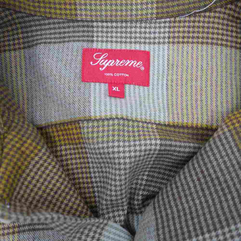 Supreme シュプリーム 21AW Plaid Flannel Shirt チェック フランネル ...