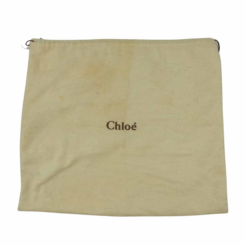 Chloe クロエ パディントン パドロック カデナ レザー ハンドバッグ ブラック系【中古】