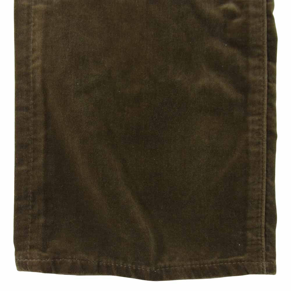 RUDE GALLERY ルードギャラリー 62013-3 スタッズ ベロア パンツ ブラウン系 3【中古】