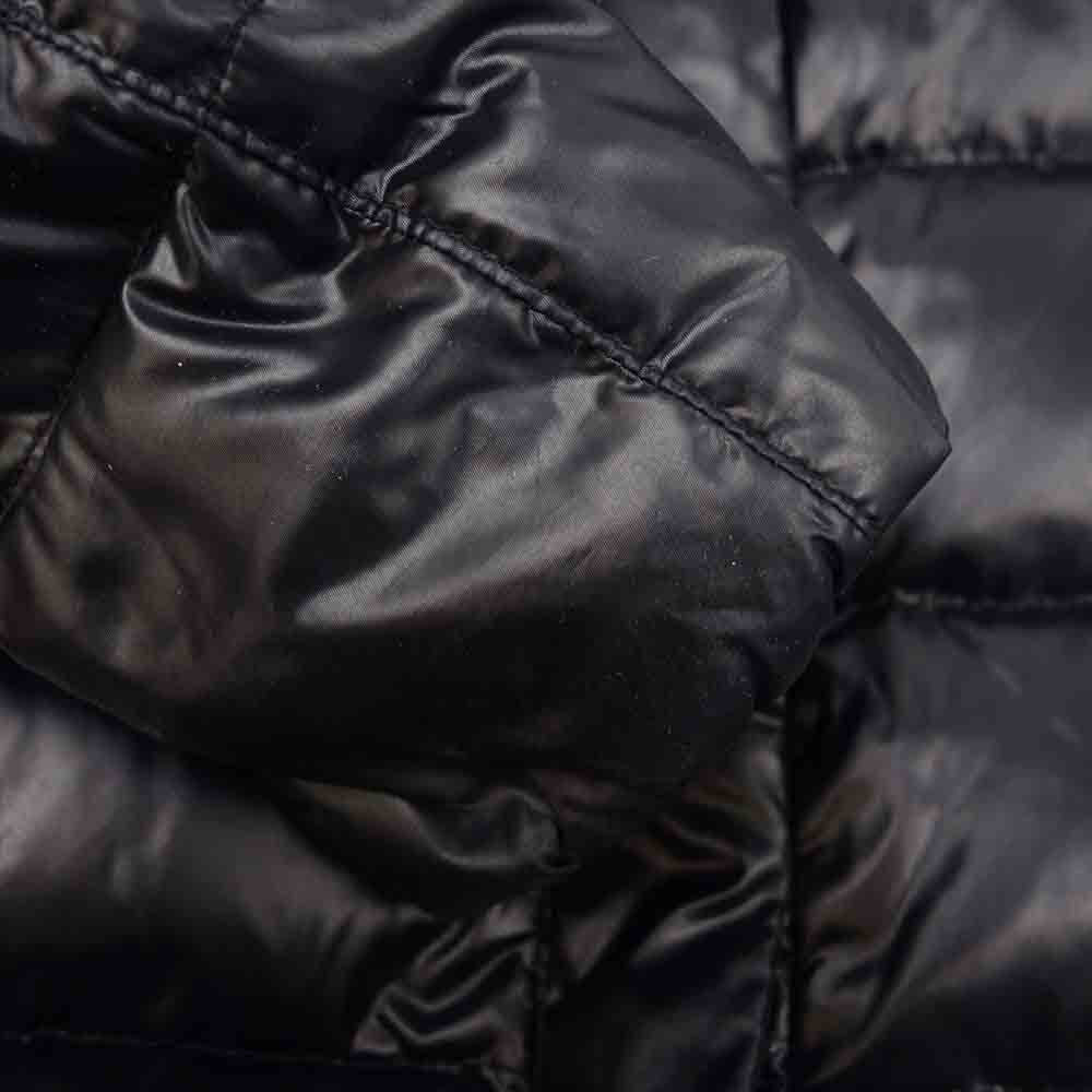 ルシェルブルー ファー ダウン コート ブラック系 38【中古】