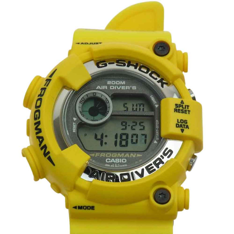CASIO G-SHOCK DW 8250 イエロー フロッグマン - 腕時計(デジタル)
