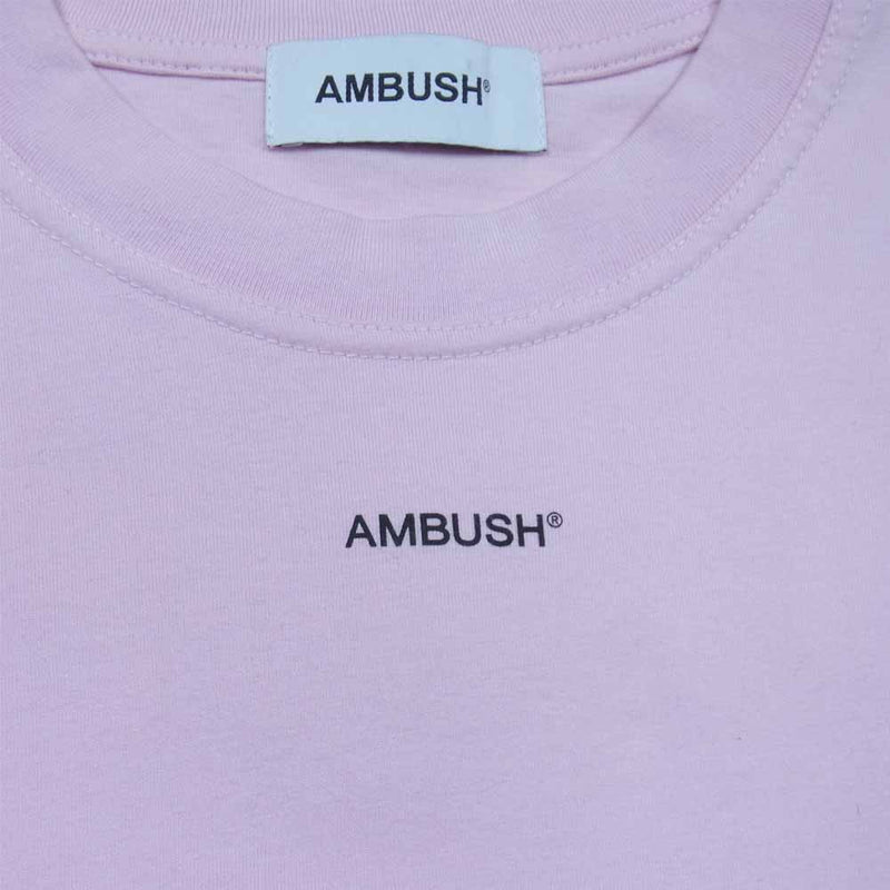 AMBUSH アンブッシュ 12111416 長袖 ロゴ 長袖Tシャツ プリント 日本製