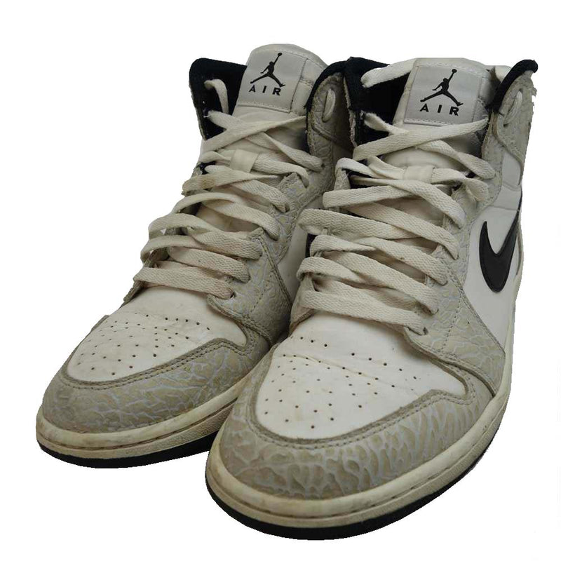 28cm Nike Air Jordan 1  White Cement