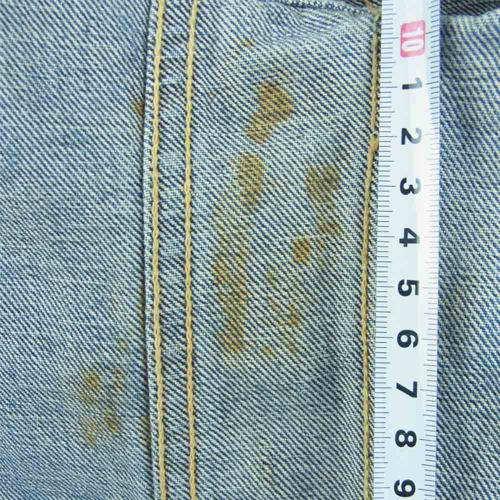 Levi's リーバイス ヴィンテージ オリジナル 507 刻印無し BIG E 両面赤タブ 均等V デニム ジャケット インディゴブルー系【中古】