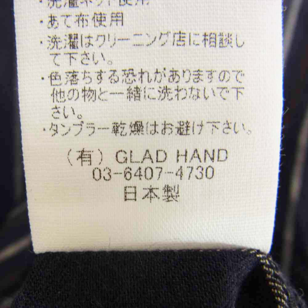 GANGSTERVILLE ギャングスタービル GSV-20-SS-27 THUG STRIPE - S/S SHIRTS コットン テンセル ストライプ 半袖 シャツ XL【中古】
