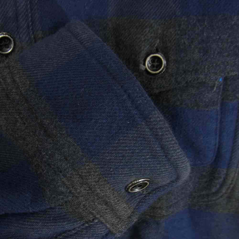 GERUGA ゲルガ GR-S-92 DOUBLE CRUISER SHIRTS ダブル クルーザー シャツ ダークネイビー系 ダークグレー系 3【中古】