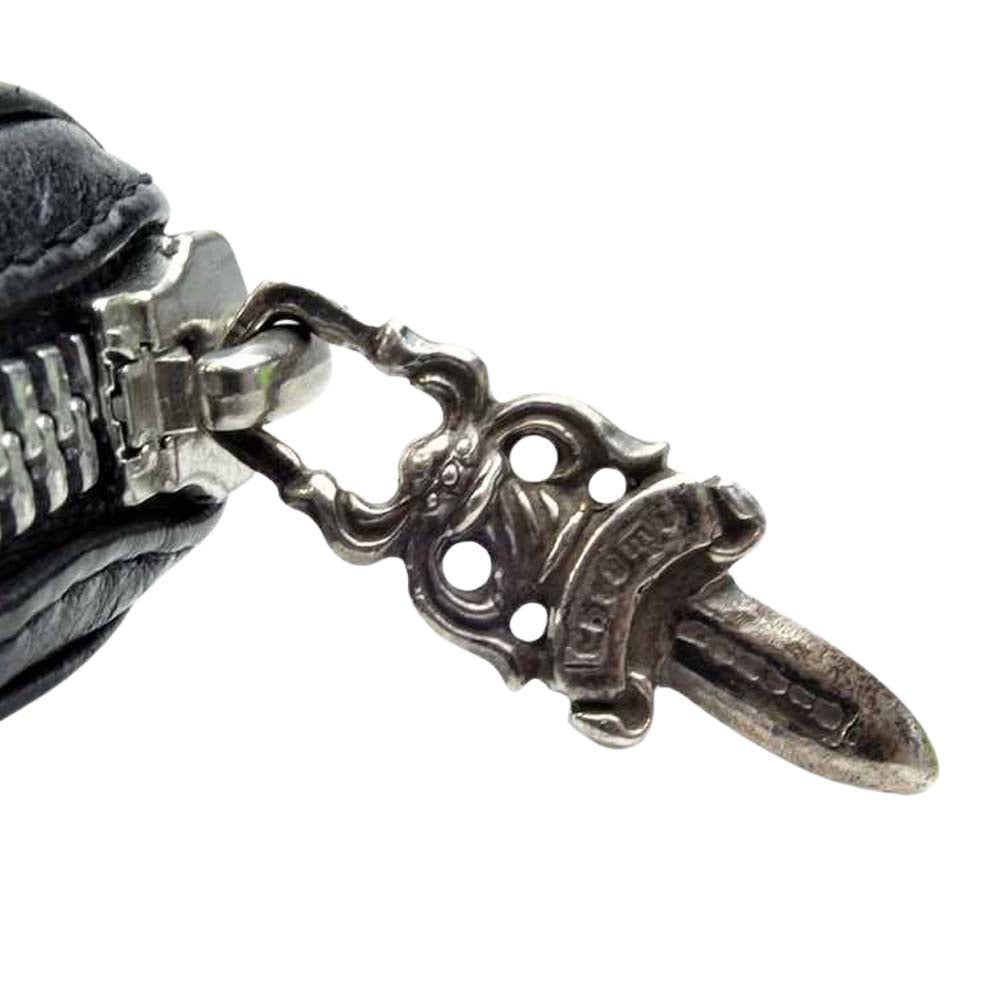 CHROME HEARTS クロムハーツ(原本無) REC F ZIP プレーン ジップ ウォレット【中古】