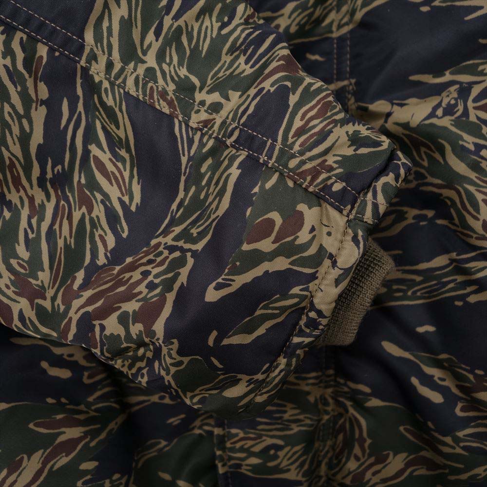 HYSTERIC GLAMOUR ヒステリックグラマー 16AW 0263AC01 プリマロフト エアフォース フーデッド コート タイガー カモ L【中古】