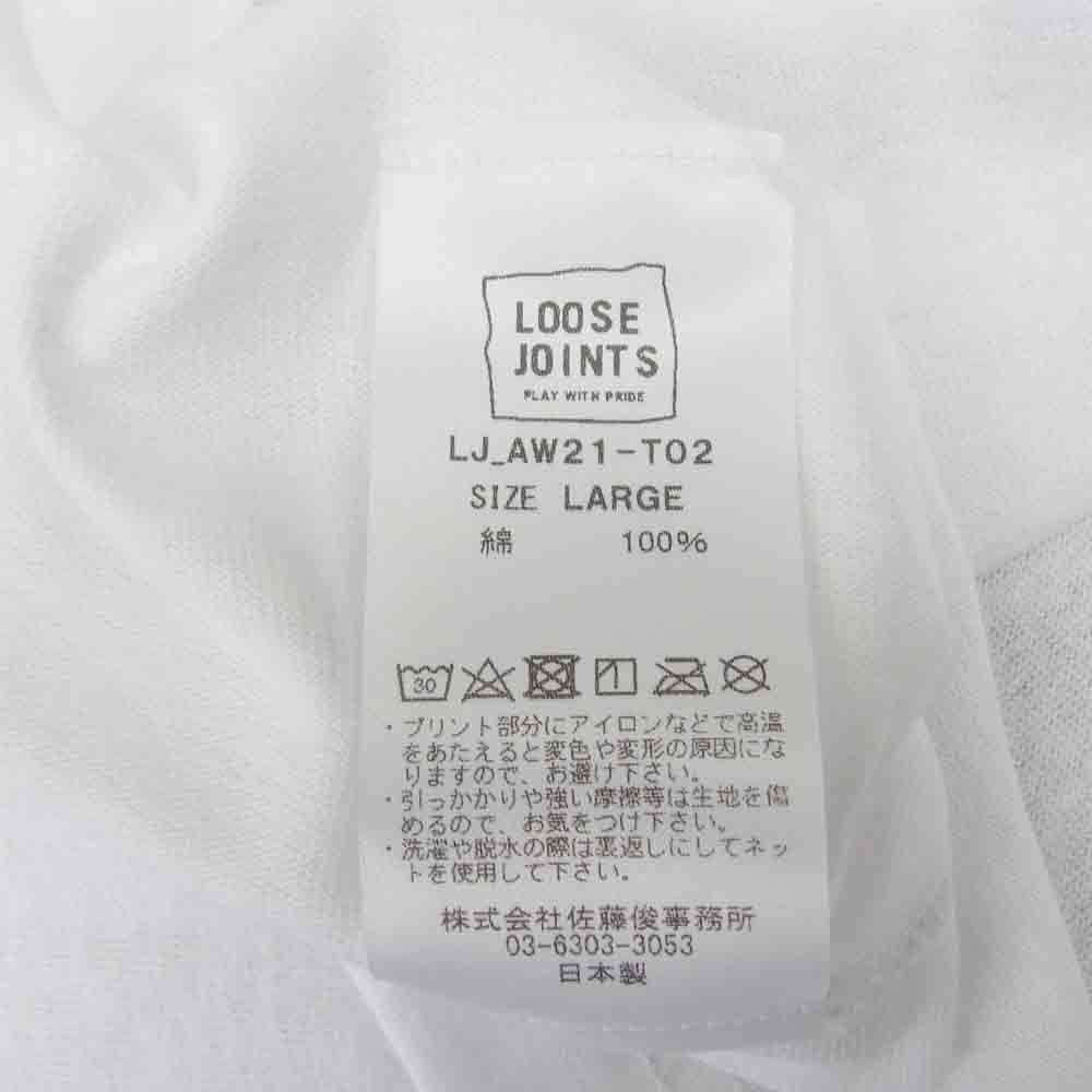 ルーズジョインツ LJ_AW21-T02 GOKITA SUPER BEEF TEE 半袖 Tシャツ L【新古品】【未使用】【中古】