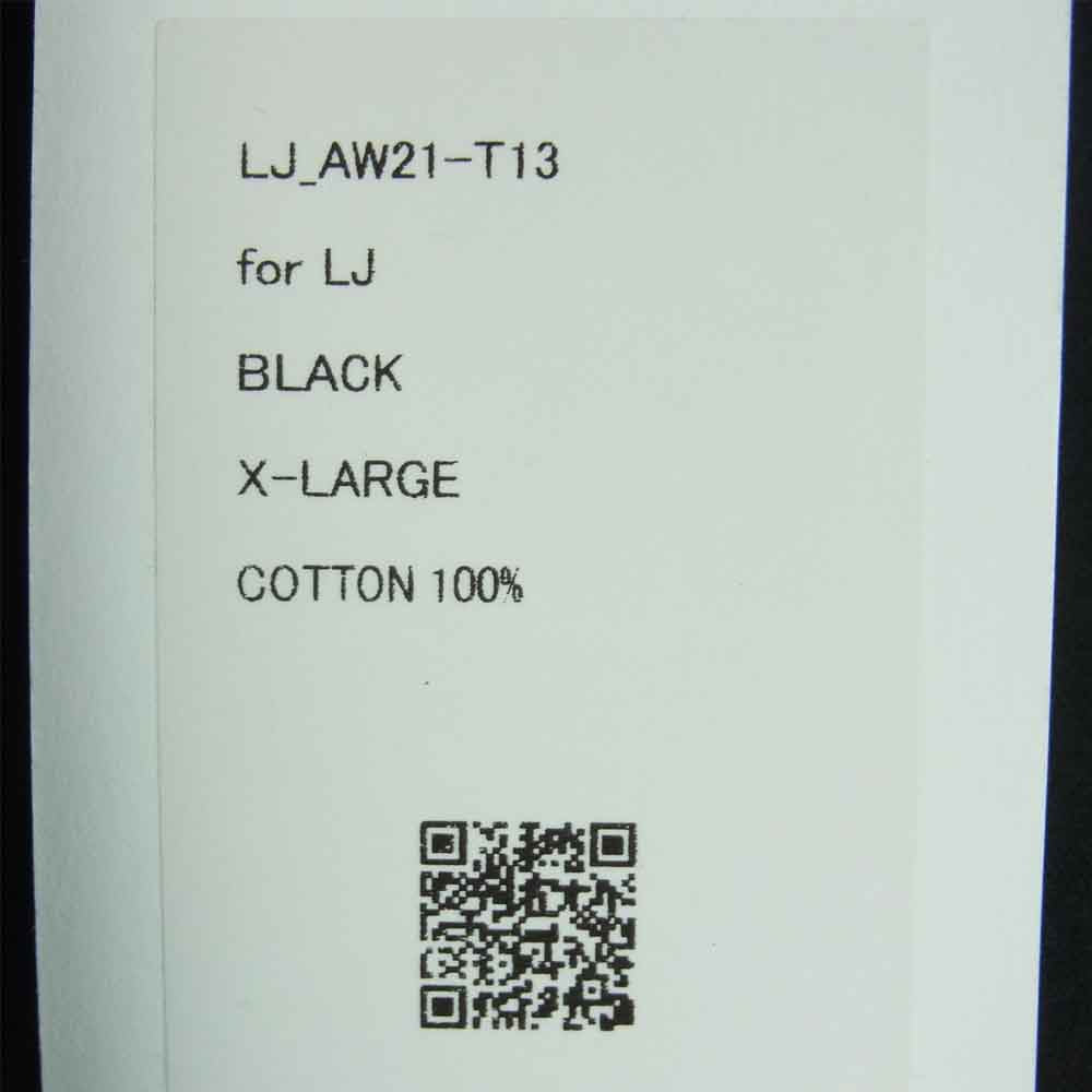 ルーズジョインツ LJ_AW21-T13 FOR LJ ロゴ 半袖 Tシャツ XL【新古品】【未使用】【中古】