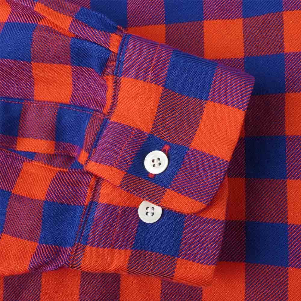 ユナイタス 18AW Maasai Check Shirt マサイチェック テンセルウール シャツ 3【美品】【中古】