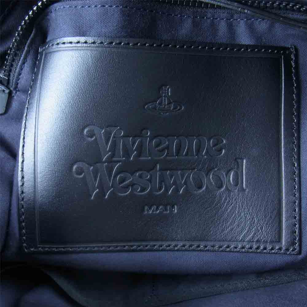 Vivienne Westwood ヴィヴィアンウエストウッド RTM3262869 ロゴ オーブ トート バッグ ダークネイビー系【中古】