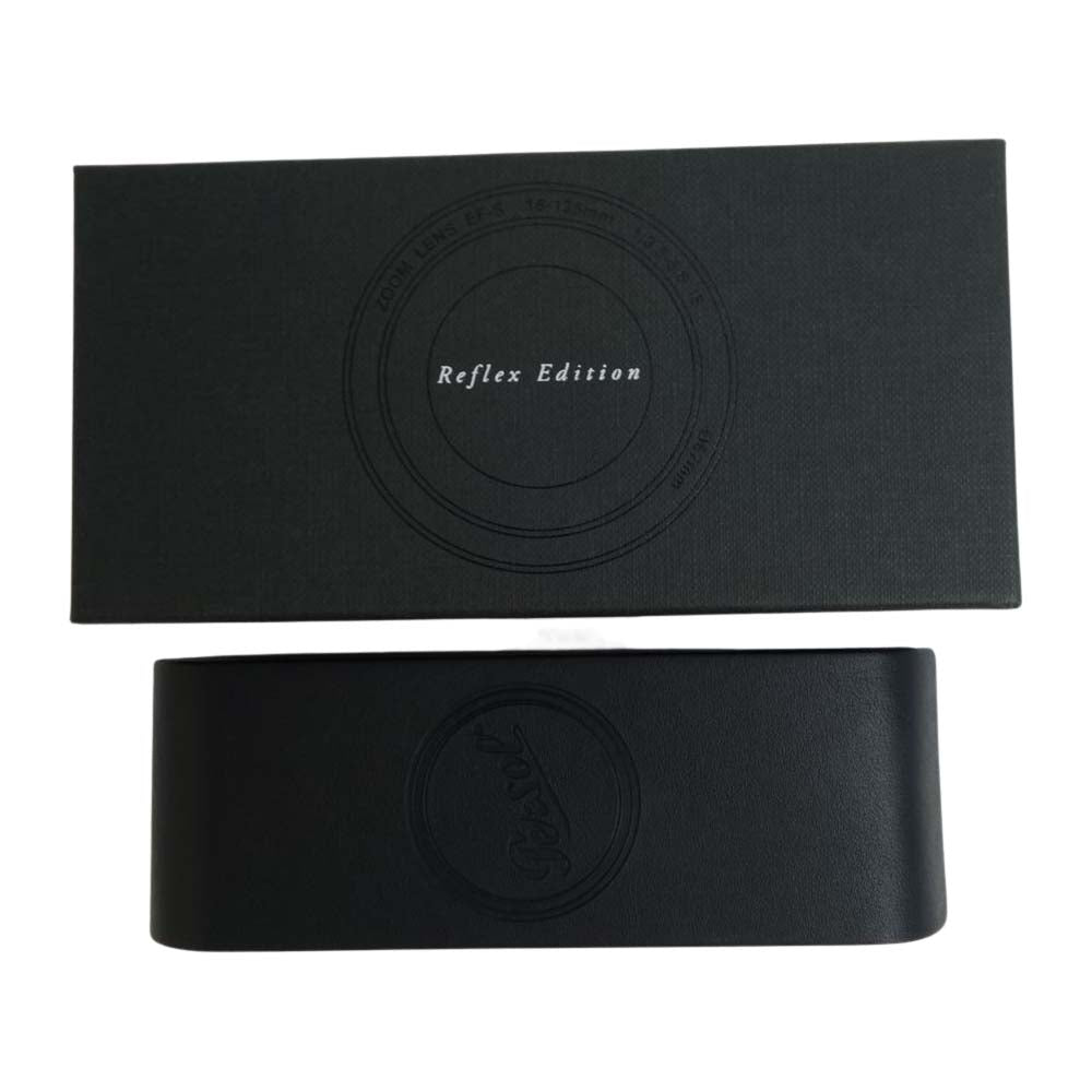 ペルソール 3091-S-M サングラスレンズ付属 度入り アイウェア メガネ ブラウン系【中古】