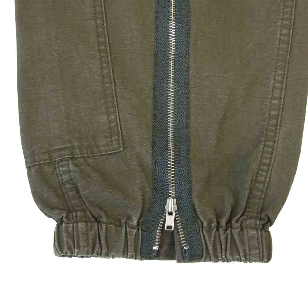 Engineered Garments エンジニアードガーメンツ リップストップ 8ポケット ファティーグ ベイカー パンツ カーキ系 XS【中古】