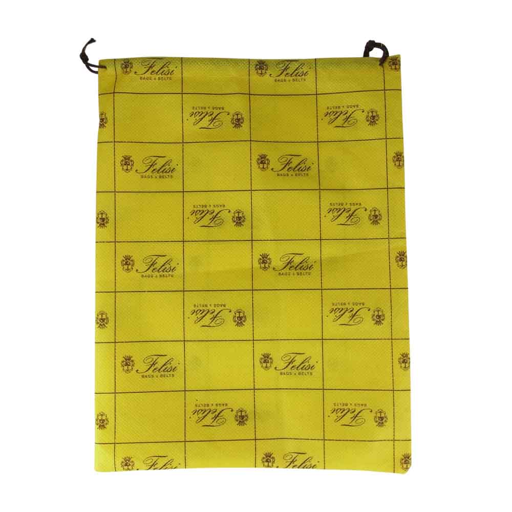 Felisi フェリージ 21-70 ソフトレザー サコッシュ ショルダー バッグ グレー系【美品】【中古】