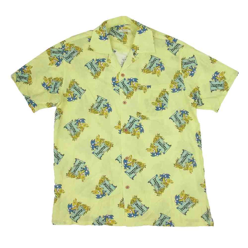 GAVIAL ガヴィル GVL-21SST-0462 HUGME! S/S ALOHA SHIRTS 半袖 アロハ シャツ イエロー系 S【中古】