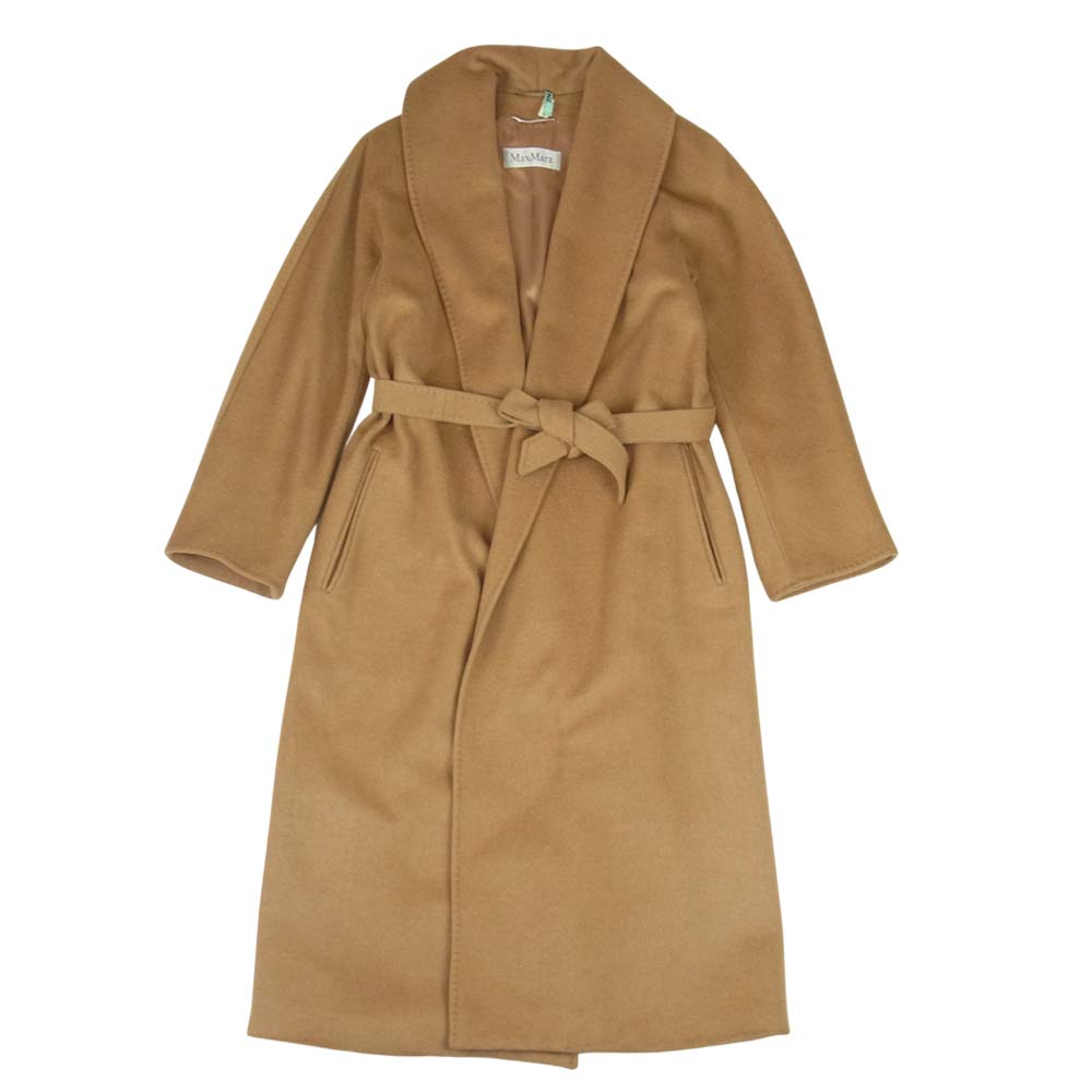 銀座 店 MaxMara 白タグ キャメル100% コート
