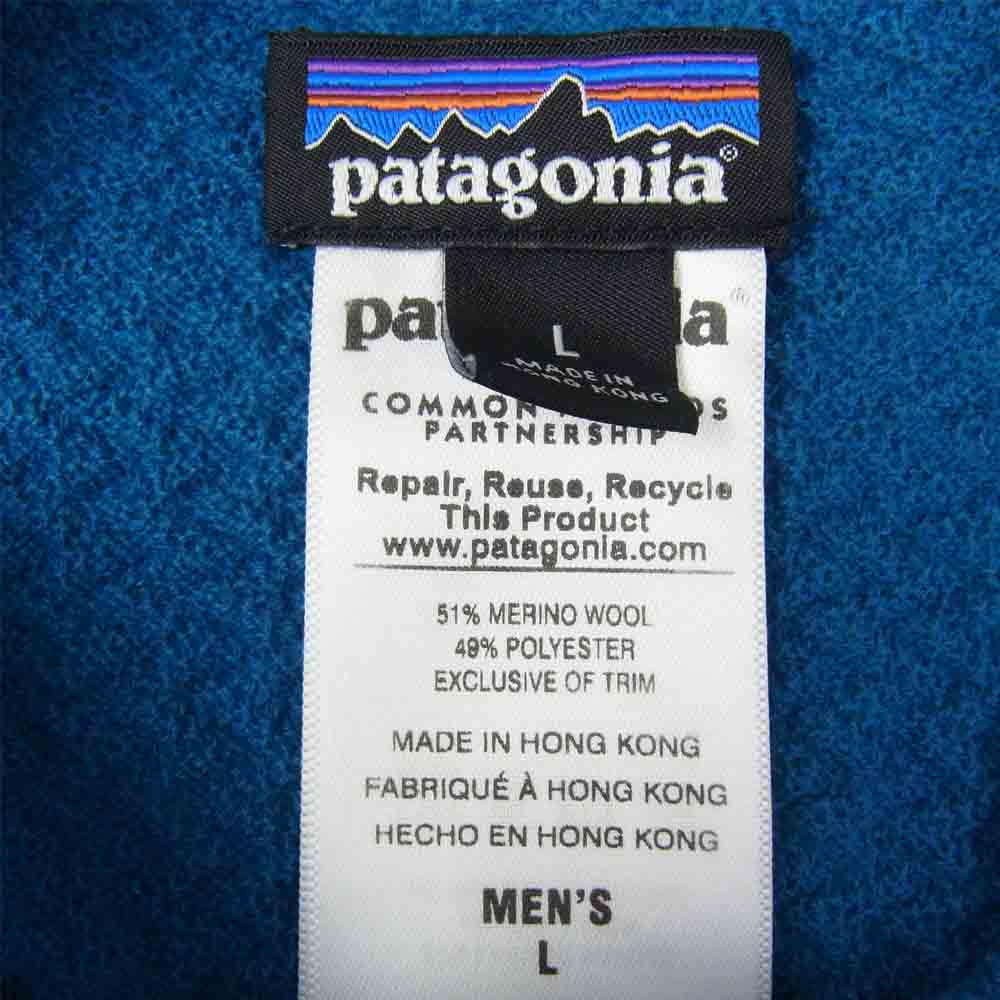 patagonia パタゴニア 15AW 36400 MERINO AIR CREW メリノ エア クルー ターコイズブルー系 L【中古】