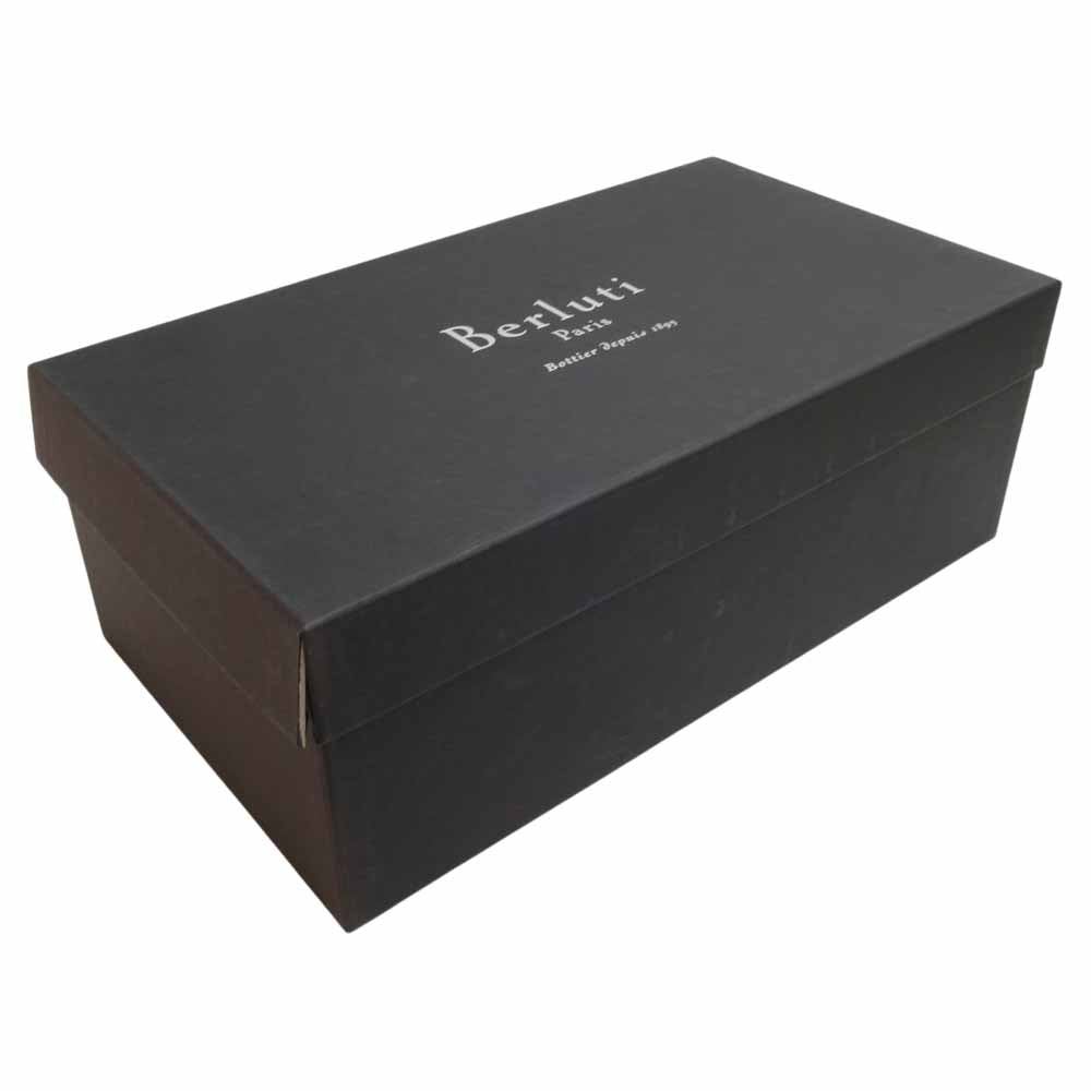 Berluti ベルルッティ S4071-001 カリグラフィ プレイタイム パレルモ レザー スリッポン ブラウン系 9【新古品】【未使用】【中古】