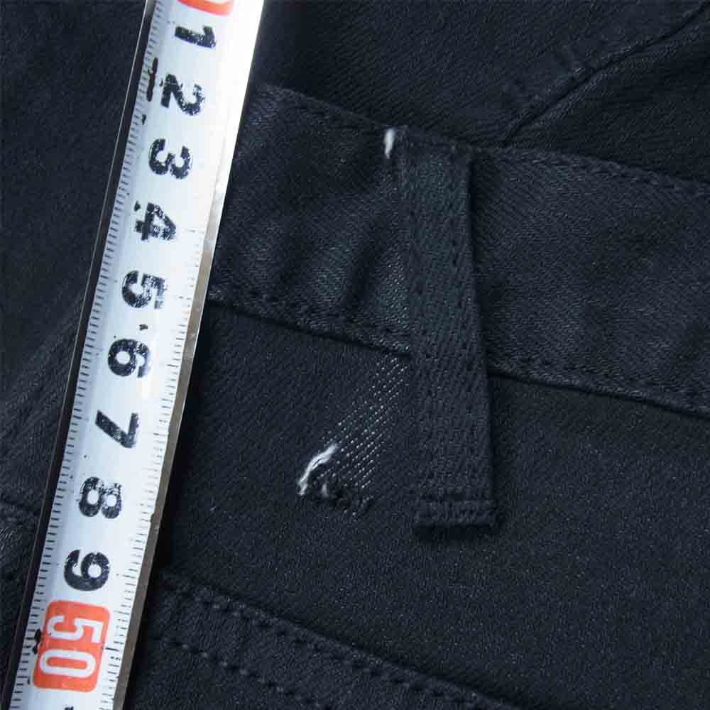 Dior ディオール 08AW 8H3111080894 国内正規品 クリス期 コーティング スキニー ブラック デニム ブラック系 31【中古】