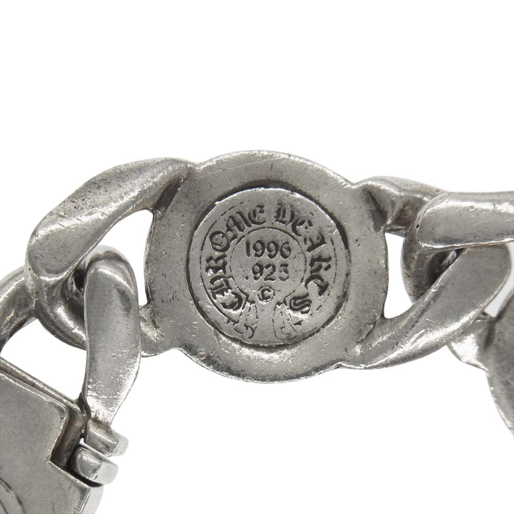 CHROME HEARTS クロムハーツ(原本無) フローラル リンク ブレスレット シルバー系【中古】