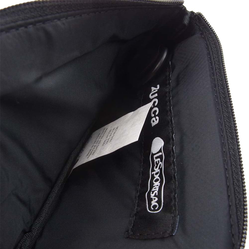 ZUCCa ズッカ ZU11-AQ402-26 LESPORTSAC レスポートサック ナイロン パスケース ベトナム製 ブラック系 F【極上美品】【中古】