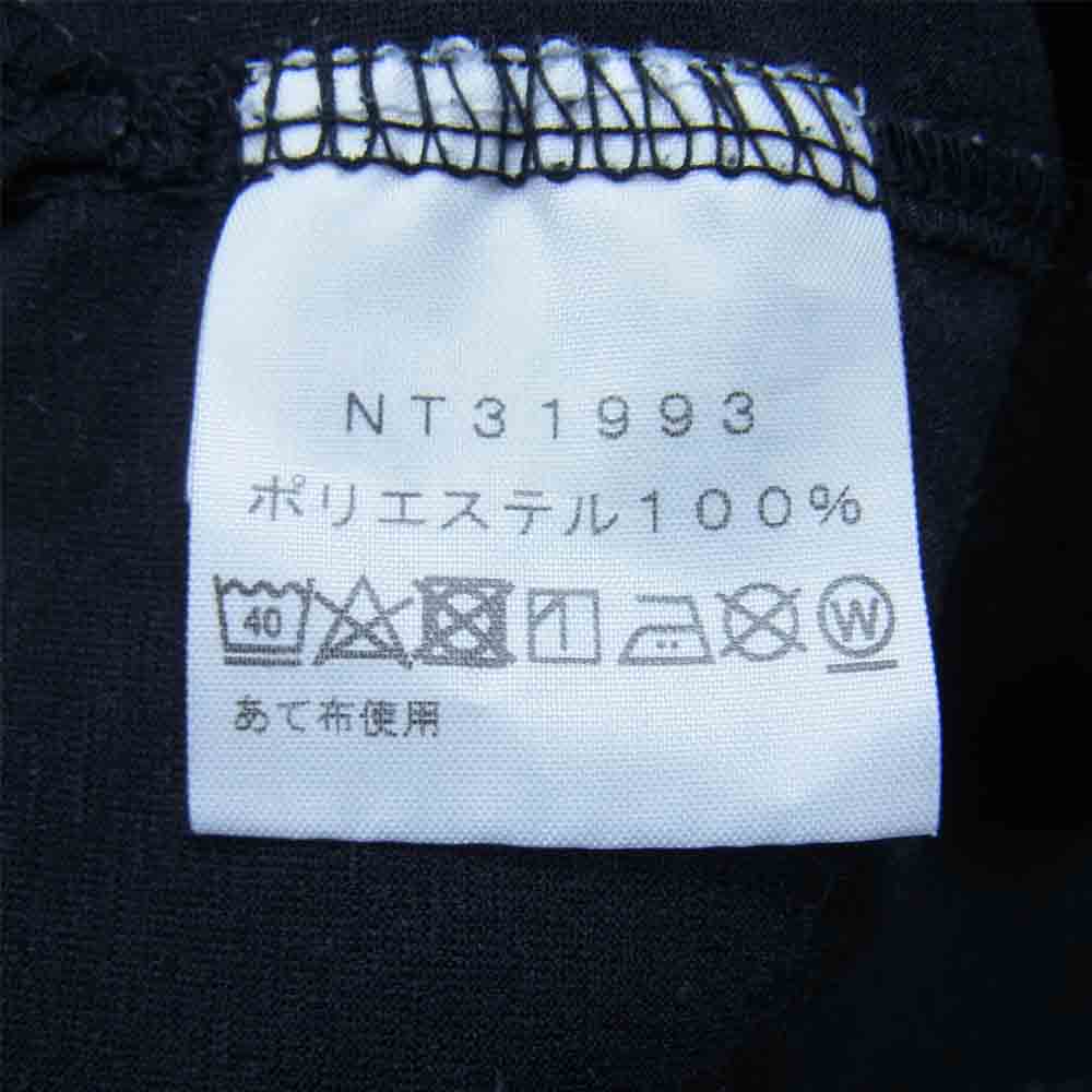 THE NORTH FACE ノースフェイス NT31993 国内正規品 Line Logo Tee ライン ロゴ Tシャツ ブラック系 L【中古】
