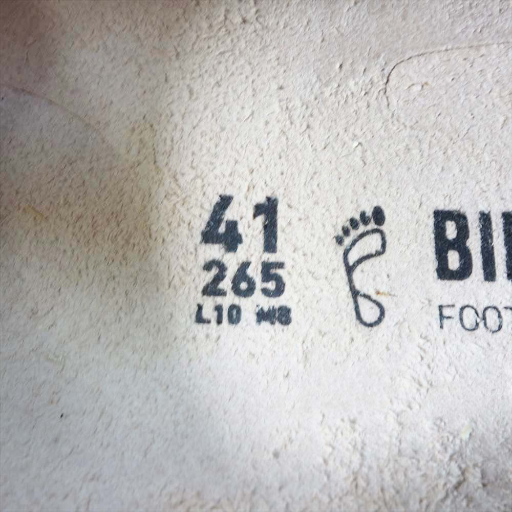 BIRKENSTOCK ビルケンシュトック 1015014 Pasadena パサデナ ナチュラルレザー シューズ ブラック系 41【極上美品】【中古】