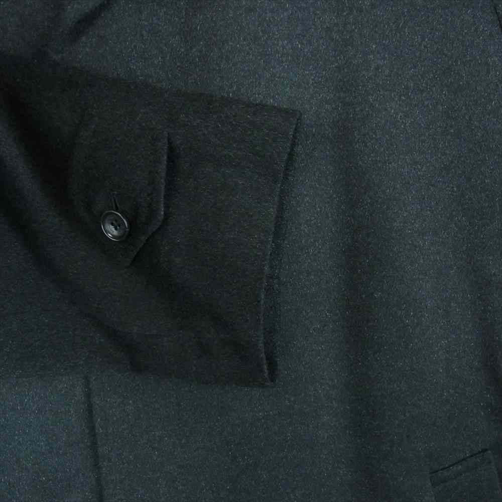 Brooks Brothers ブルックスブラザーズ 40714-12 国内正規品 カシミヤ 比翼 ステンカラー コート ダークグレー系【美品】【中古】