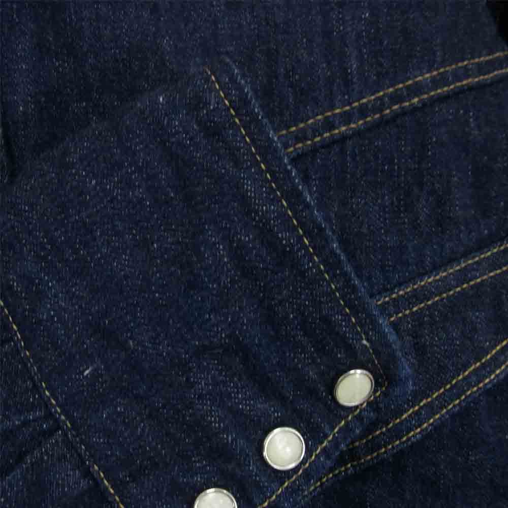 WAREHOUSE ウエアハウス 3001 LONG HORN TYPE DENIM WESTERN SHIRTS デニム ウエスタン シャツ インディゴブルー系 42【美品】【中古】