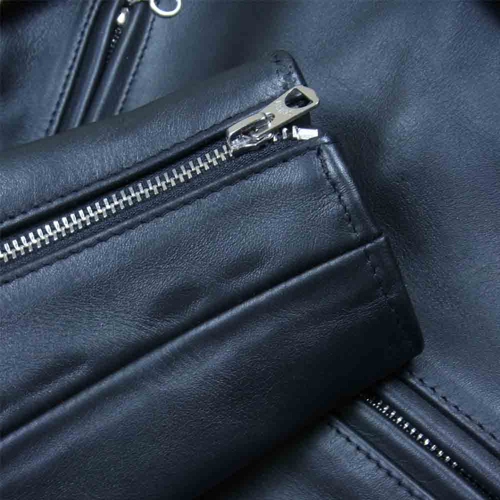 schott ショット 7164 613UST ONESTAR TALL ワンスター トール カウハイド ダブル ライダース ジャケット ブラック系 36【中古】