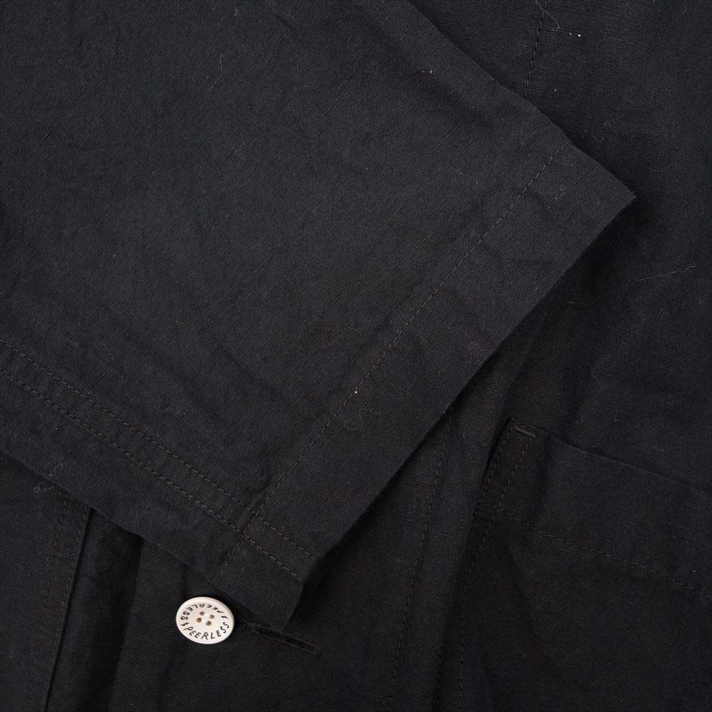 VISVIM ビズビム 19SS 118205013016 GREASE MONKEY COAT (C/LI) グリース モンキー コート ブラック系 1【極上美品】【中古】