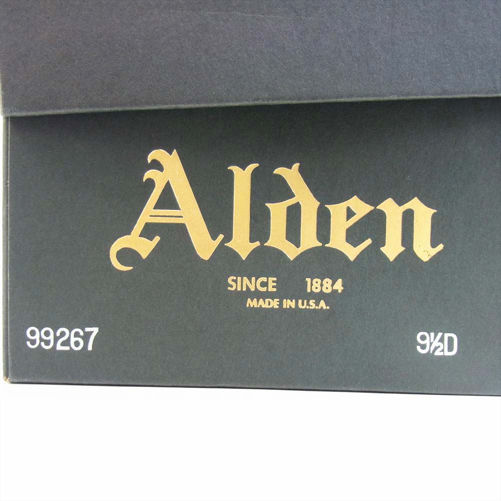 ALDEN オールデン 99267 CALF PENNY LOAFER カーフ ペニー ローファー ブラック系 9 1/2【中古】