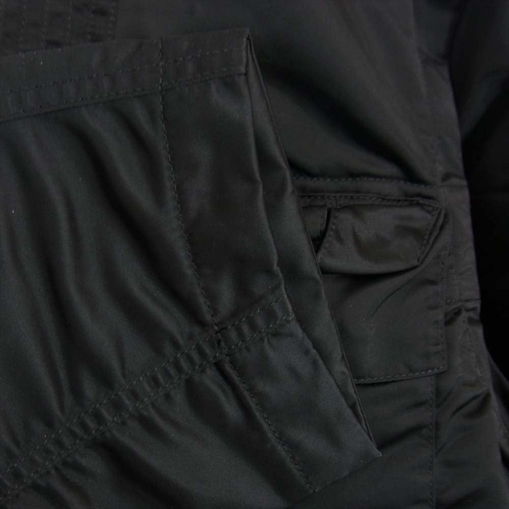 AMBUSH アンブッシュ KIMONO JACKET ナイロンツイル 着物 ジャケット ブラック系 50【美品】【中古】