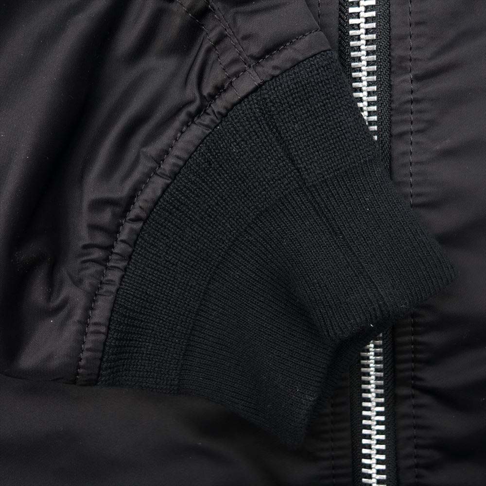 Sacai サカイ 21AW 21-02581M Nylon Twill Blouson ナイロンツイル MA-1 ブルゾン ブラック系 3【美品】【中古】