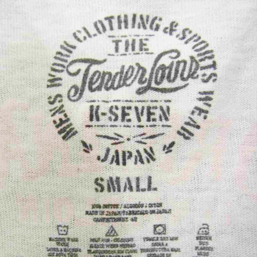 TENDERLOIN テンダーロイン T-TEE TENDERLOIN TOKYO ロゴプリント Tシャツ ホワイト系 S【中古】