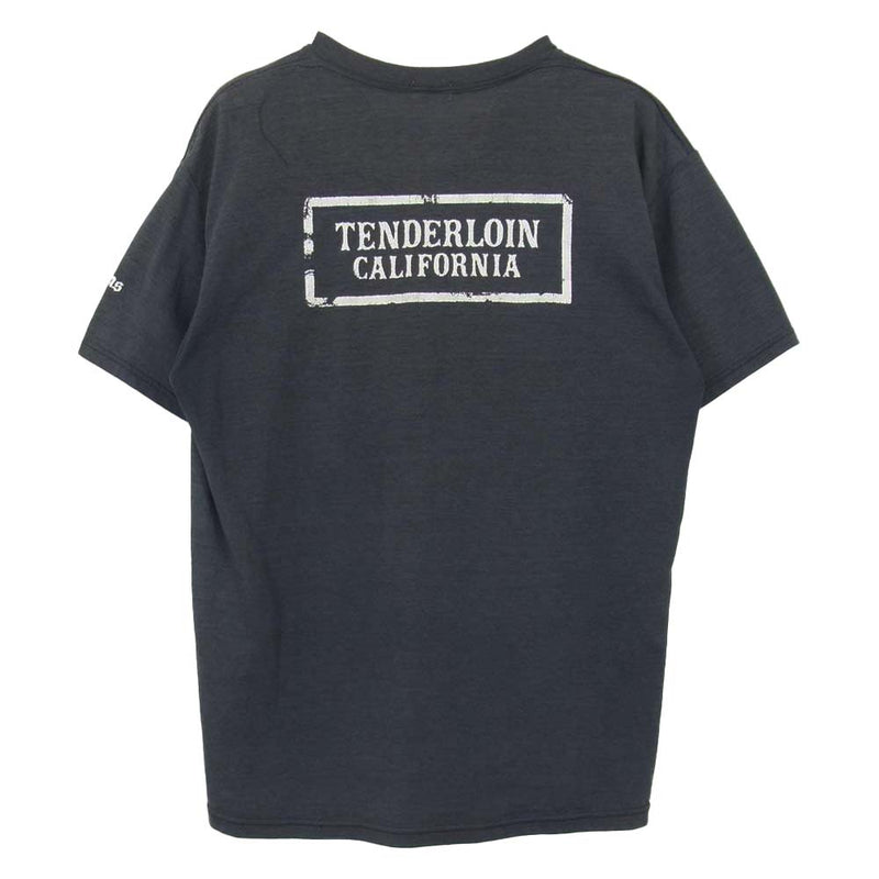 Tシャツ/カットソー(半袖/袖なし)新品未使用 Mサイズ 22SS テンダーロイン TEE 2B Tシャツ ブラック