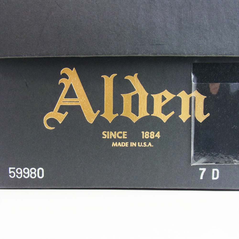 ALDEN オールデン 59980 BEAUTY&YOUTH別注 モディファイドラスト スエード サドルシューズ ダークブラウン系【中古】