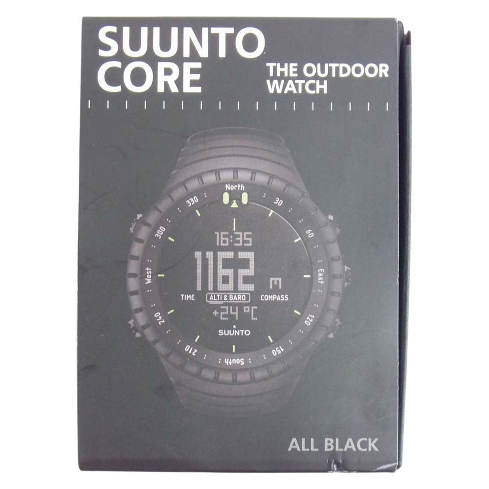 SUUNTO スント SS014279010 CORE ALL BLACK コア オール ブラック 腕時計【中古】