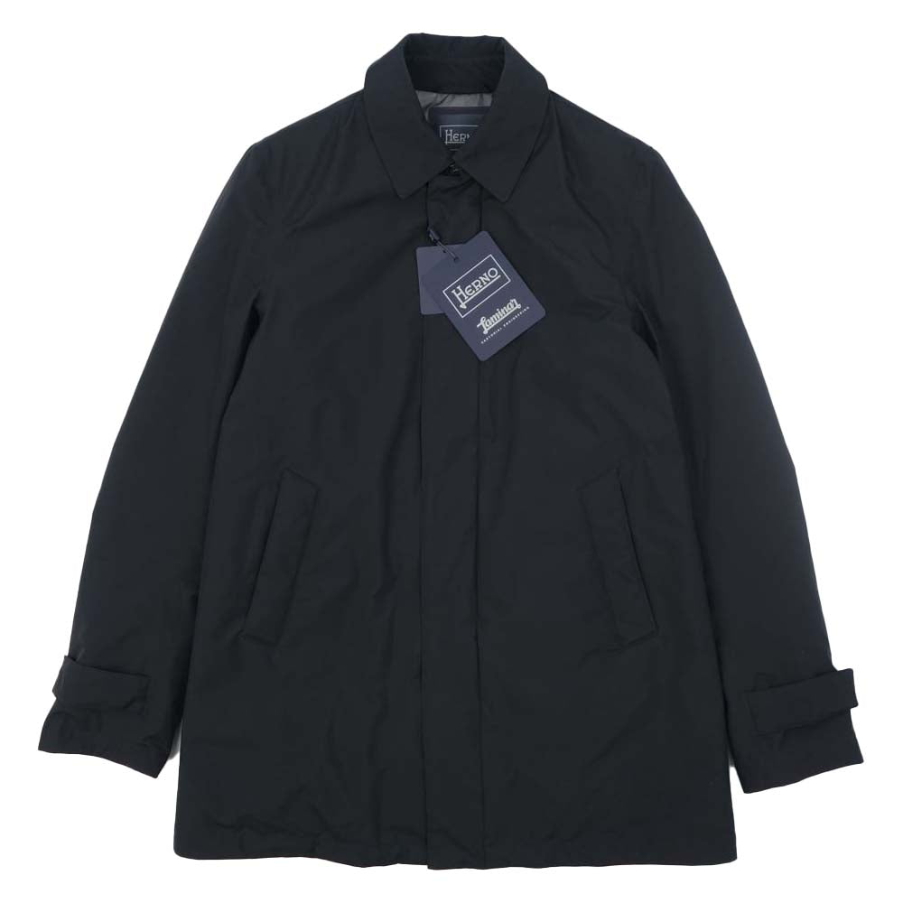【美品】HERNO Laminar ダウンコート ゴアテックス ブラック 48 Herno ヘルノ laminar gore tex coat ラミナー ゴアテックス ダウン