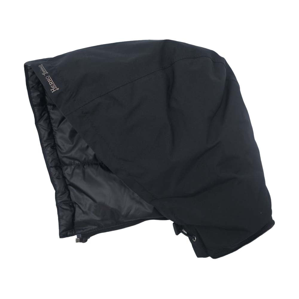 Herno ヘルノ laminar gore tex coat ラミナー ゴアテックス ダウンコート ブラック系 48【新古品】【未使用】【中古】