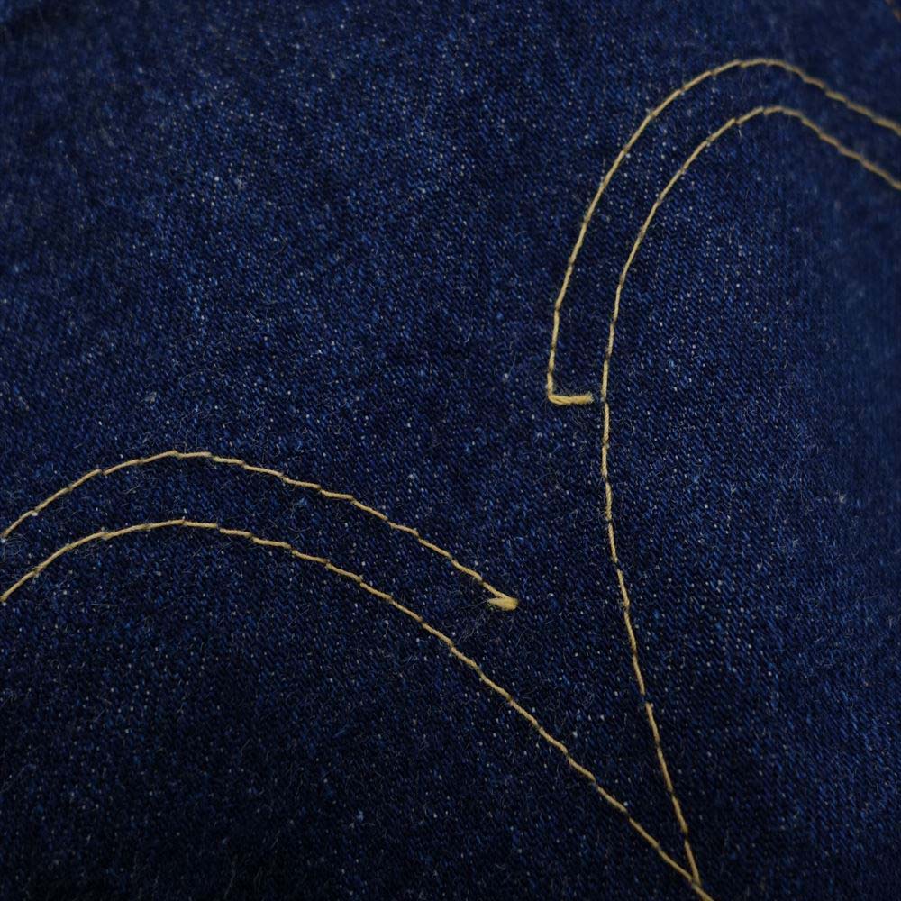 SUGAR CANE シュガーケーン ボタンフライ Vステッチ 隠しリベット 赤耳 セルビッチ デニム パンツ W34 L36【中古】