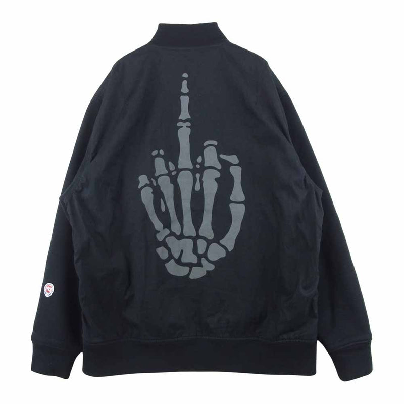 ☆HYSTERIC GLAMOUR☆MIDDLE FINGER リブブルゾン - ブルゾン