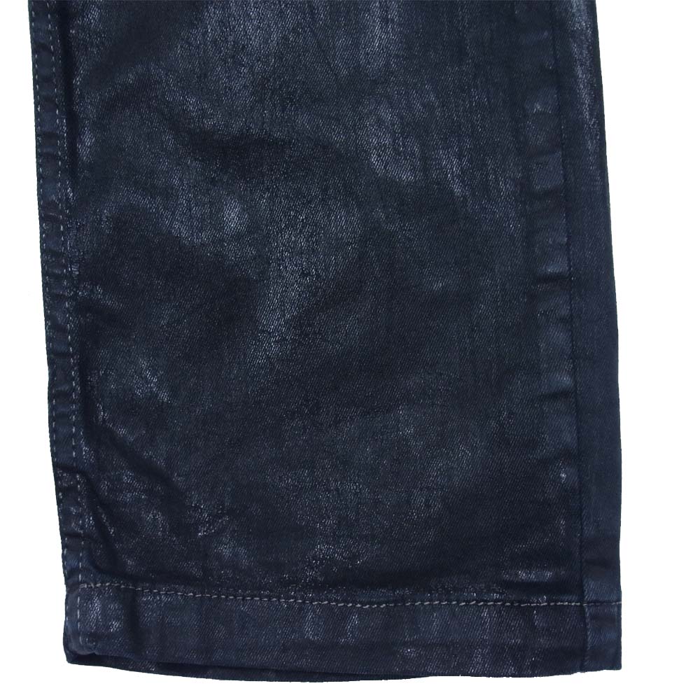 Rick Owens リックオウエンス 15SS DU15S9364-SBS DRKSHDW ダークシャドウ FAUN KILTED DETROIT TROUSERS コーティング加工 トラウザー パンツ S【中古】