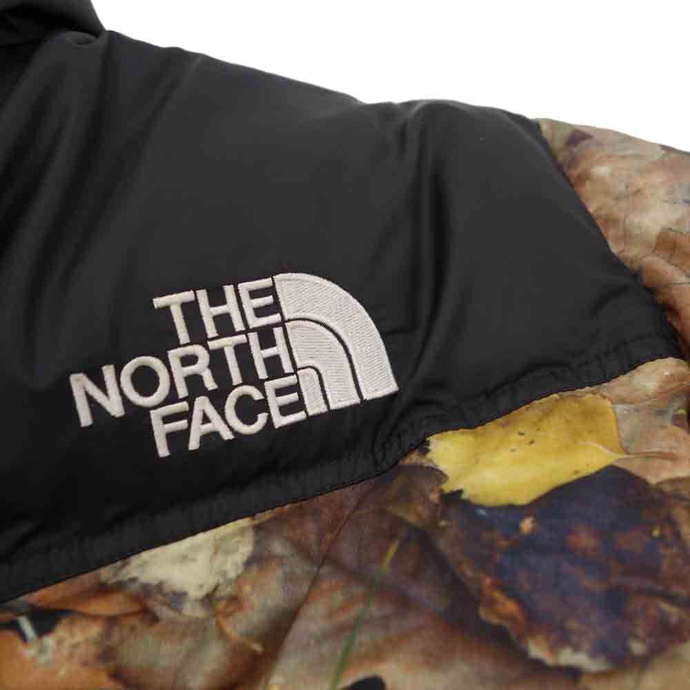 Supreme シュプリーム 16AW ND51602I × THE NORTH FACE ノースフェイス 国内正規品 LEAVES NUPTSE JACKET 枯葉 ヌプシ ダウン ジャケット M【中古】