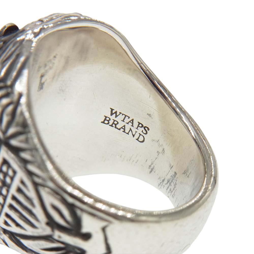 WTAPS ダブルタップス 12AW COLLEGE RING SILVER 950 カレッジ シルバー リング【中古】