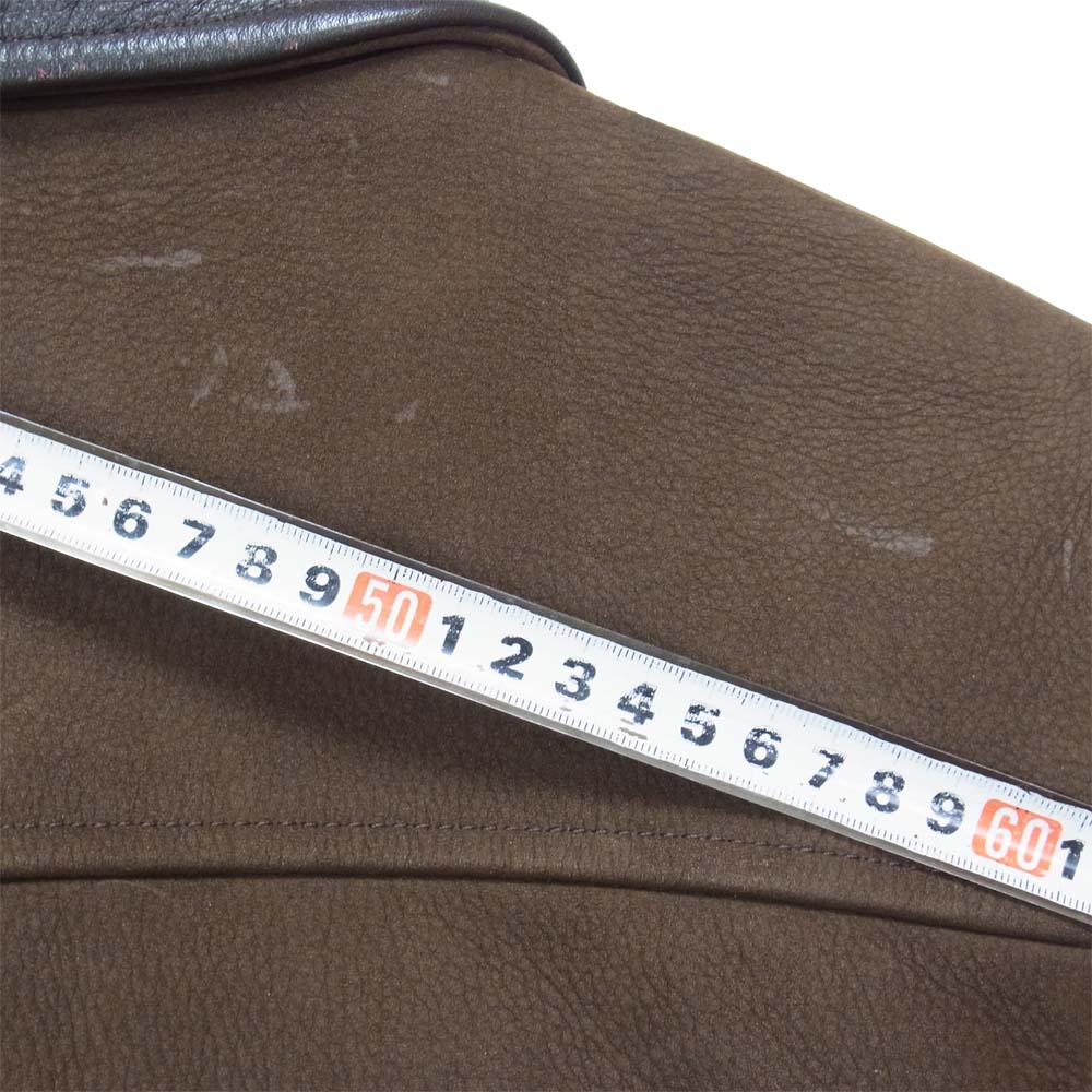 TENDERLOIN テンダーロイン T-SUEDE JKT ヌバック レザー ジャケット ブラウン系 XS【中古】
